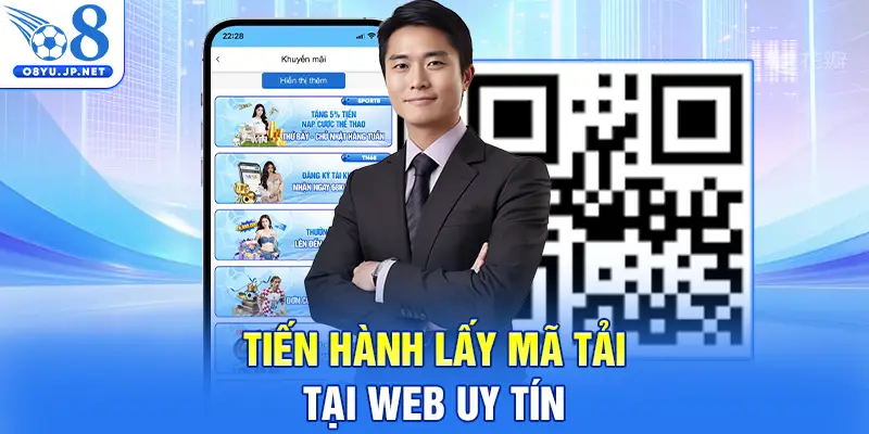 Tiến hành lấy mã tải tại web uy tín